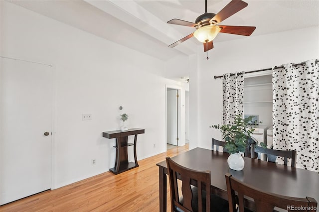 2393 E 90th Ave, Thornton, CO 80229 - dining room featuring a ceiling fan, washing machine and clothes dryer, and light wood finished floors
