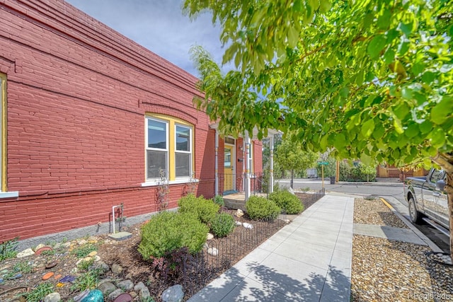 144 N C St, Salida, CO 81201 - view of home's exterior with brick siding