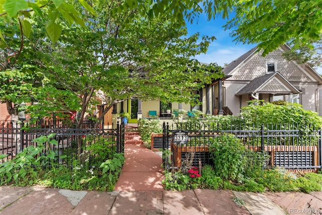 3313 Curtis St, Denver, CO 80205 - view of front of property with brick siding
