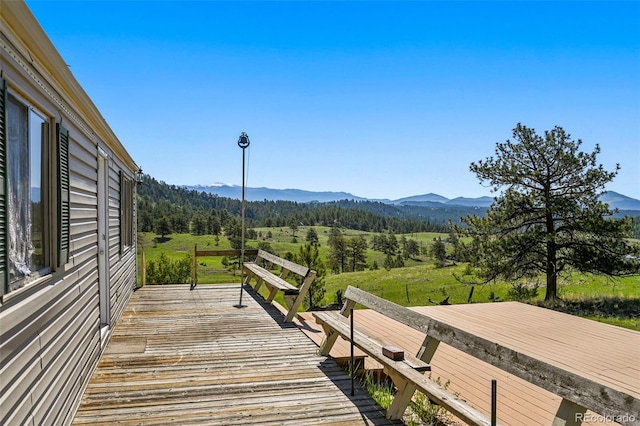 332 Valley Cir, Guffey, CO 80820 - view of mountain background featuring a forest
