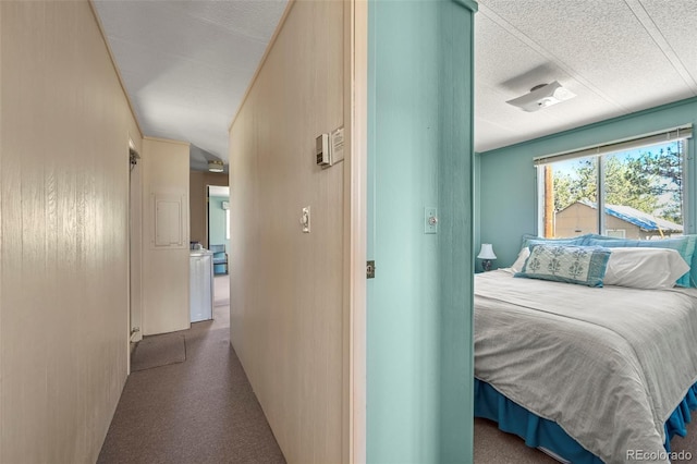 332 Valley Cir, Guffey, CO 80820 - bedroom with carpet flooring and a textured ceiling