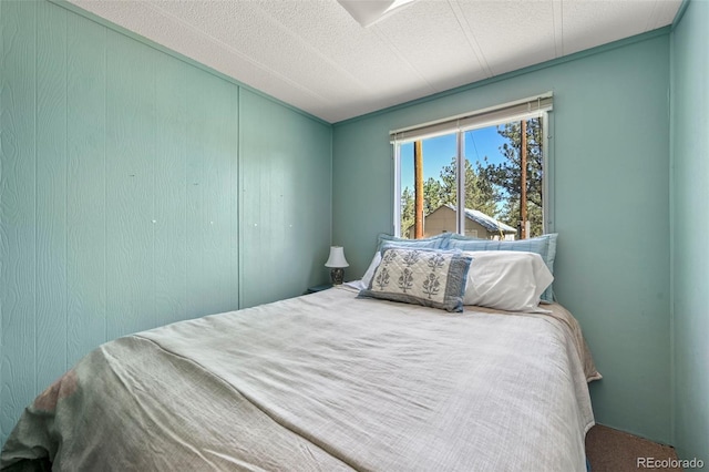 332 Valley Cir, Guffey, CO 80820 - bedroom featuring a textured ceiling