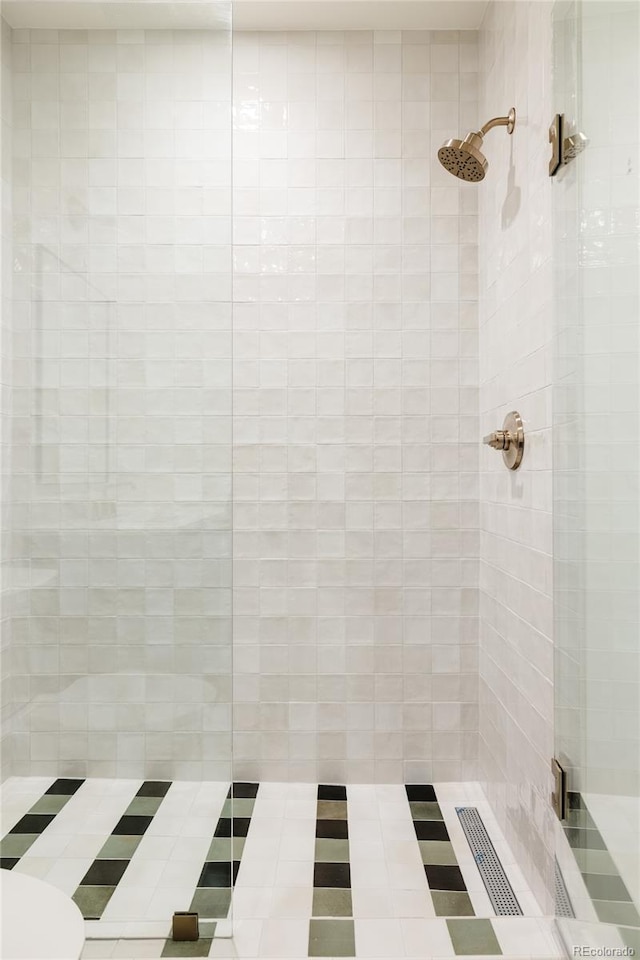 4131 Quivas St, Denver, CO 80211 - bathroom featuring tiled shower and toilet