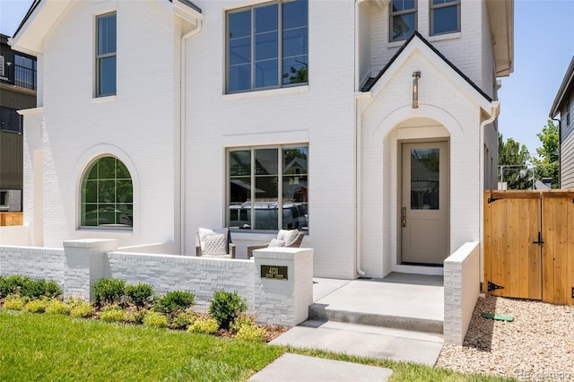 4131 Quivas St, Denver, CO 80211 - entrance to property featuring brick siding