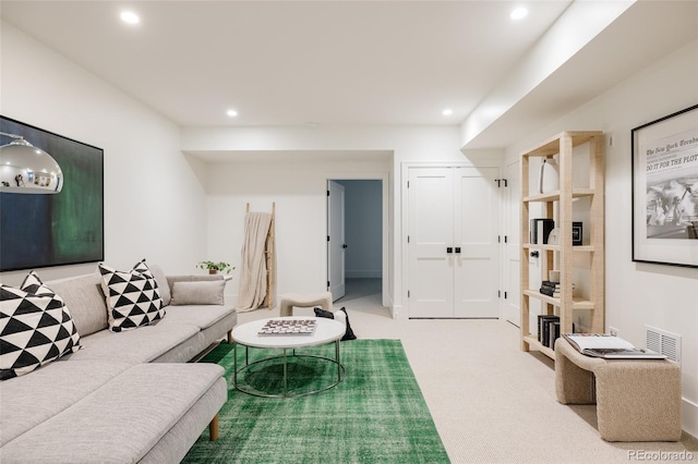 4131 Quivas St, Denver, CO 80211 - living room featuring recessed lighting and carpet