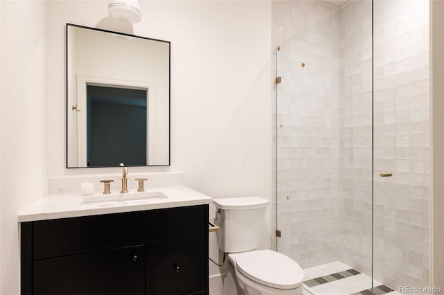 4131 Quivas St, Denver, CO 80211 - bathroom with vanity and tiled shower