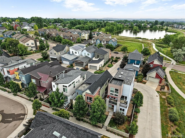 1376 Snowberry Ln, Louisville, CO 80027 - aerial view of residential area with a large body of water