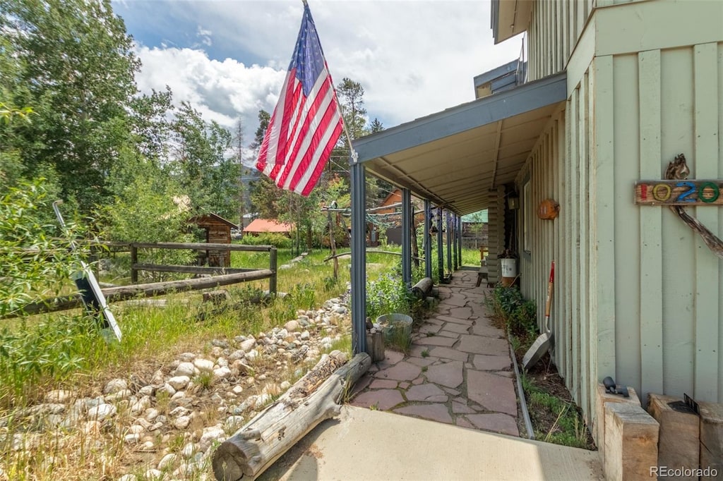 1020 Mountain Ave, Grand Lake, CO 80447 - view of patio / terrace