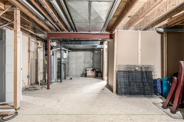 291 Las Lomas St, Brighton, CO 80601 - unfinished below grade area featuring gas water heater