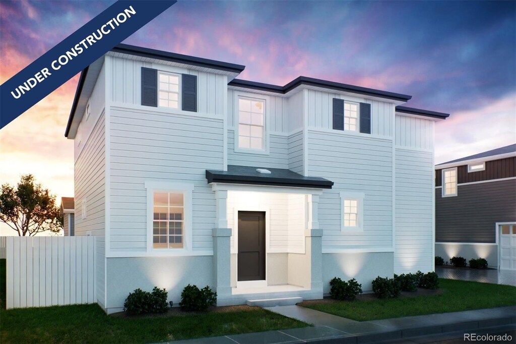 22382 E 39th Ave, Aurora, CO 80019 - view of front facade featuring board and batten siding
