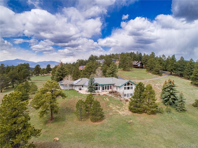 25803 Aspen Way, Golden, CO 80401 - view from above of property featuring a mountain backdrop