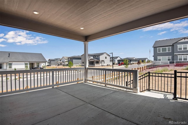3394 N Grand Baker Ct, Aurora, CO 80019 - view of patio featuring a residential view