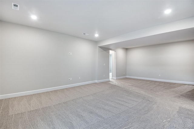 3394 N Grand Baker Ct, Aurora, CO 80019 - carpeted empty room featuring baseboards and recessed lighting