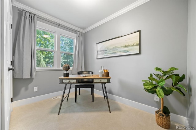 864 Garfield St, Denver, CO 80206 - office space featuring ornamental molding and carpet