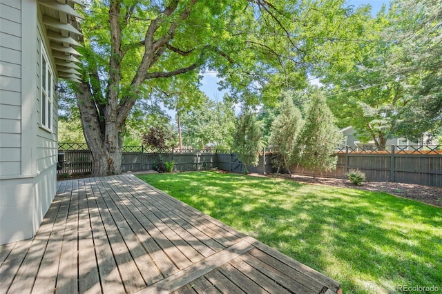864 Garfield St, Denver, CO 80206 - wooden deck with a fenced backyard