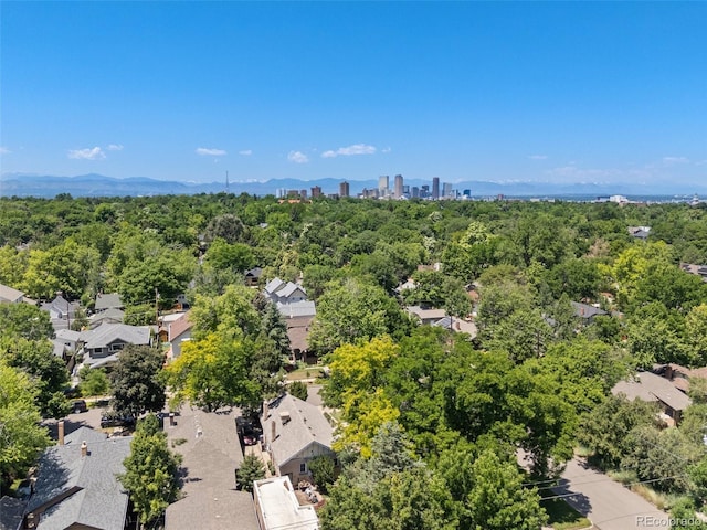 864 Garfield St, Denver, CO 80206 - bird's eye view of a heavily wooded area