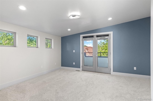 2745 Java Ct, Denver, CO 80211 - spare room featuring plenty of natural light, light colored carpet, and recessed lighting