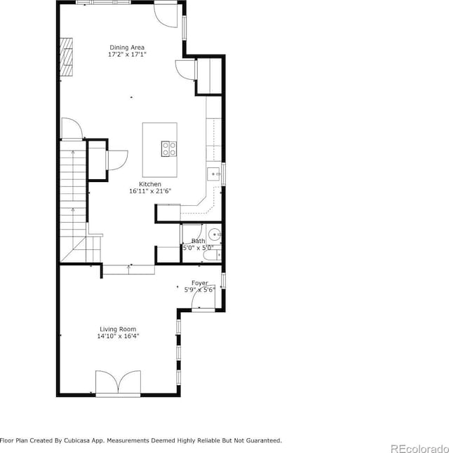 2745 Java Ct, Denver, CO 80211 - view of floor plan / room layout