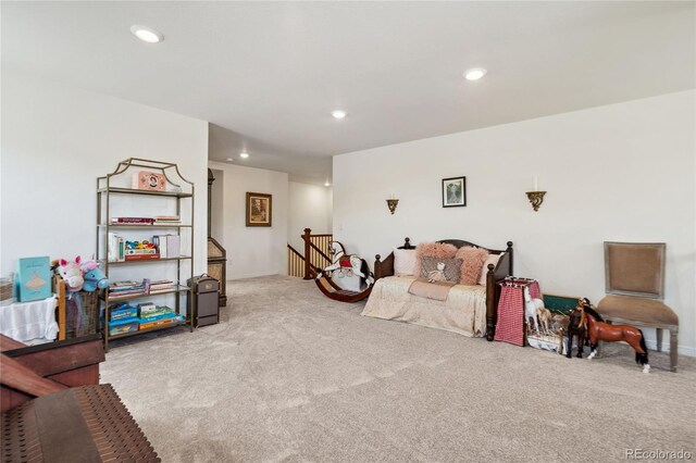 14938 Vienna Cir, Parker, CO 80134 - bedroom with carpet, recessed lighting, and baseboards