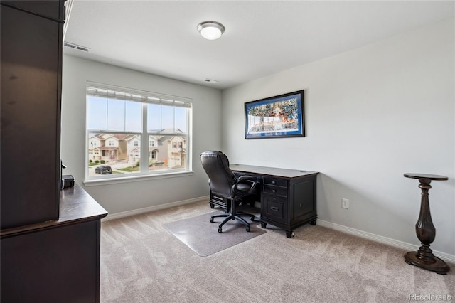 14938 Vienna Cir, Parker, CO 80134 - office area featuring light colored carpet and baseboards