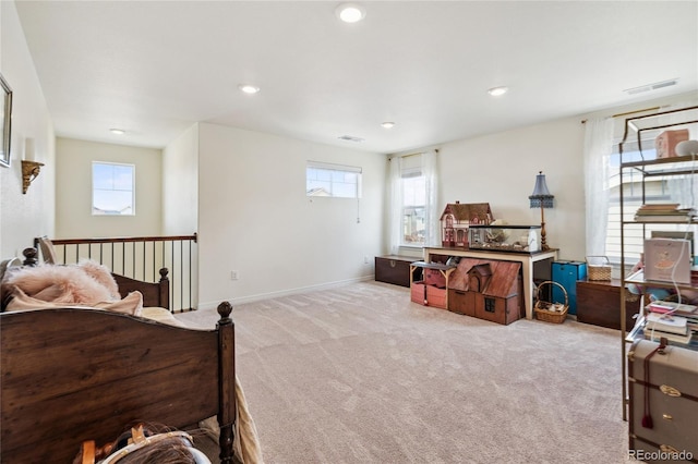 14938 Vienna Cir, Parker, CO 80134 - bedroom featuring carpet, multiple windows, recessed lighting, and baseboards