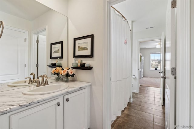 14938 Vienna Cir, Parker, CO 80134 - full bath featuring vanity and tile patterned flooring