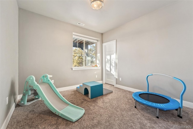 playroom featuring carpet