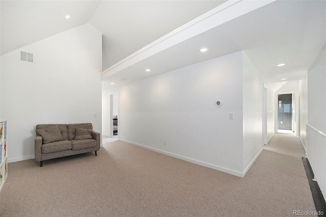 3057 S University Cir, Englewood, CO 80113 - unfurnished room featuring light colored carpet, recessed lighting, and vaulted ceiling