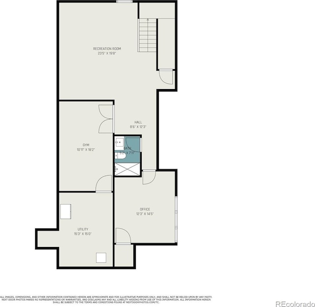 3057 S University Cir, Englewood, CO 80113 - view of home floor plan