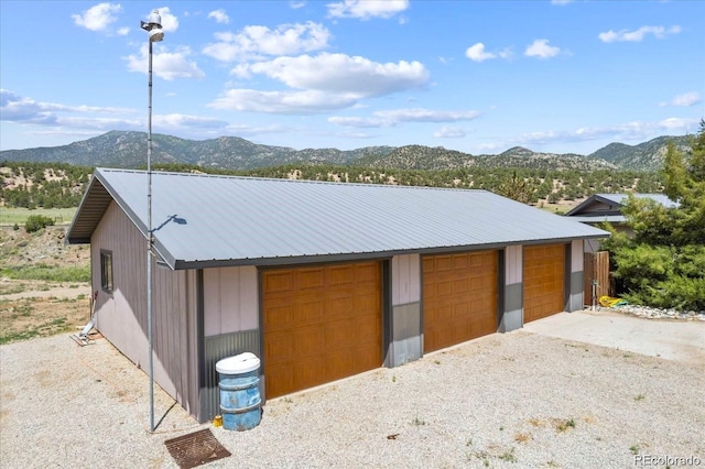 11679 US Highway 50, Howard, CO 81233 - detached garage with a mountain view