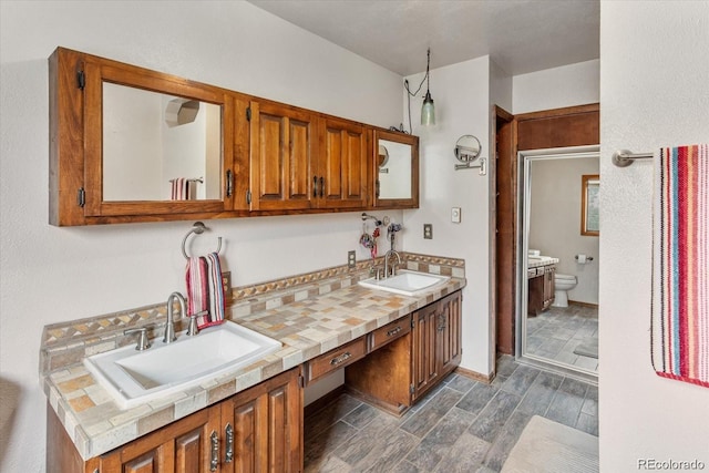 11679 US Highway 50, Howard, CO 81233 - full bath with double vanity and toilet