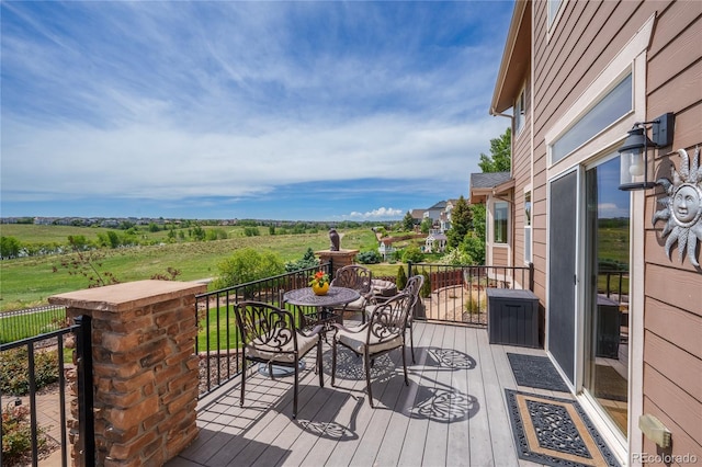 26741 E Arbor Dr, Aurora, CO 80016 - deck with a rural view