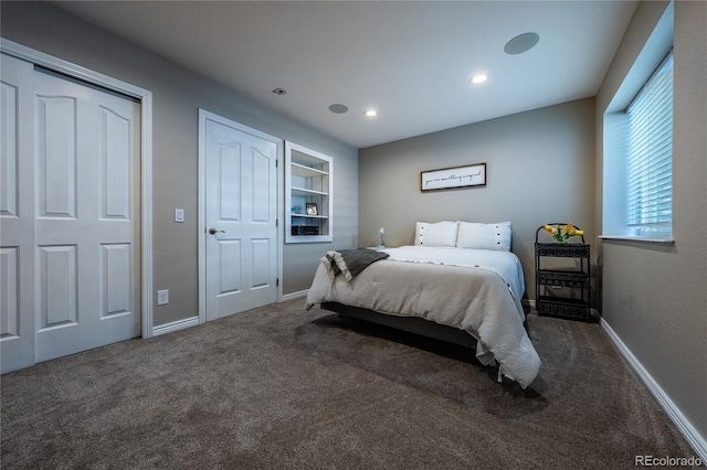 26741 E Arbor Dr, Aurora, CO 80016 - carpeted bedroom with recessed lighting and baseboards