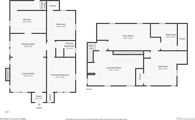 1601 Albion St, Denver, CO 80220 - property floor plan