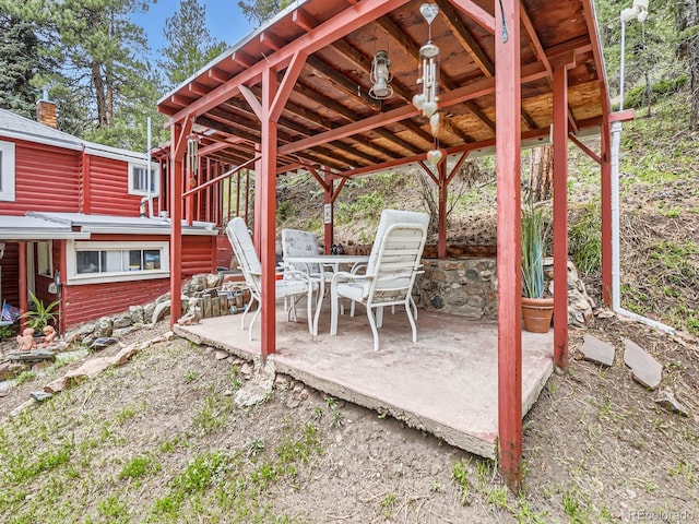 6837 S Brook Forest Rd, Evergreen, CO 80439 - view of patio