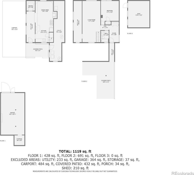 6837 S Brook Forest Rd, Evergreen, CO 80439 - home floor plan