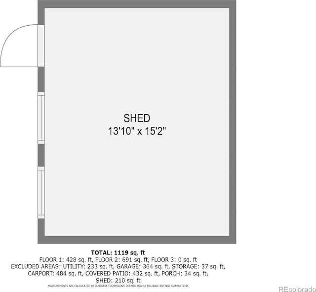 6837 S Brook Forest Rd, Evergreen, CO 80439 - home floor plan