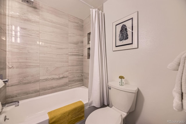937 N Clarkson St Unit 405, Denver, CO 80218 - full bathroom featuring shower / tub combo and toilet