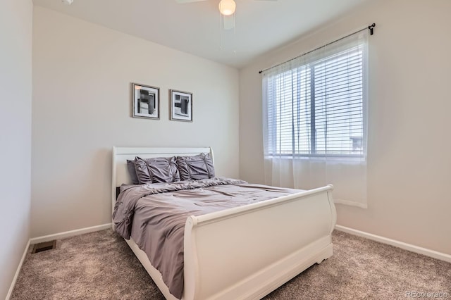 24374 E 42nd Ave, Aurora, CO 80019 - carpeted bedroom featuring baseboards and a ceiling fan