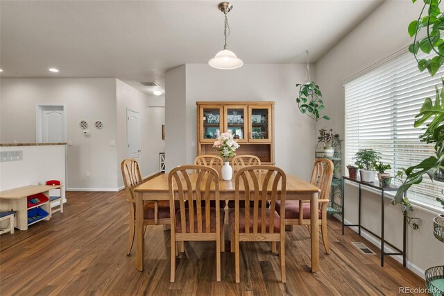 1836 Taos St, Brighton, CO 80603 - dining room featuring wood finished floors, recessed lighting, and baseboards