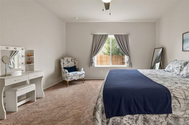 1836 Taos St, Brighton, CO 80603 - bedroom featuring light colored carpet, a ceiling fan, and baseboards