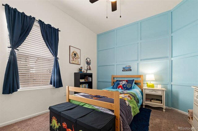 1836 Taos St, Brighton, CO 80603 - carpeted bedroom featuring baseboards and a ceiling fan