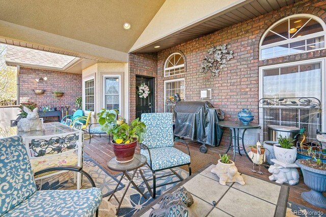 1060 Alta Vista Dr, Craig, CO 81625 - view of patio featuring a grill, outdoor dining space, and an outdoor living space