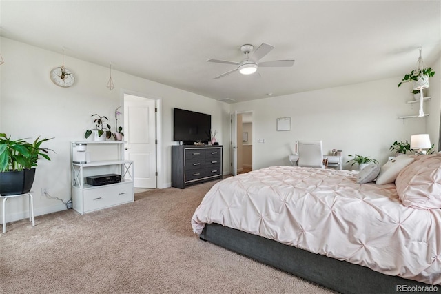 7498 E 157th Pl, Thornton, CO 80602 - carpeted bedroom featuring baseboards and a ceiling fan