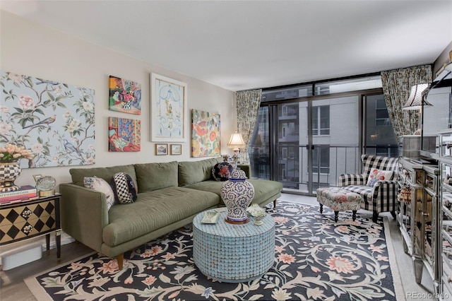 2 Adams St Unit 809, Denver, CO 80206 - living area featuring wood finished floors