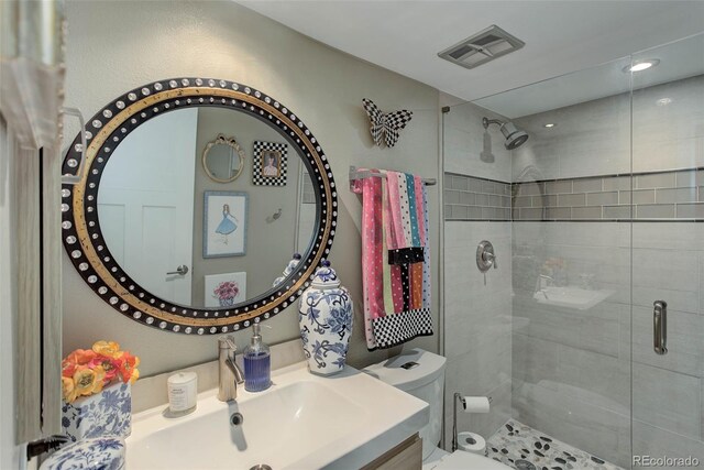 2 Adams St Unit 809, Denver, CO 80206 - full bath with a shower stall and vanity