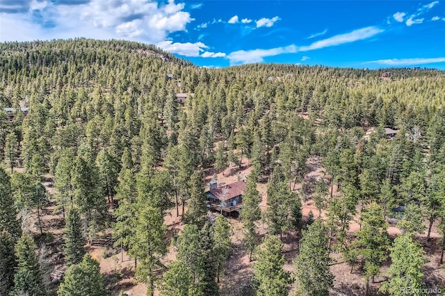 28669 Mountain View Rd, Conifer, CO 80433 - aerial view of a heavily wooded area