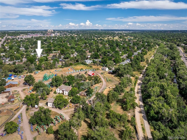 745 S Glencoe St, Denver, CO 80246 - aerial view of property and surrounding area