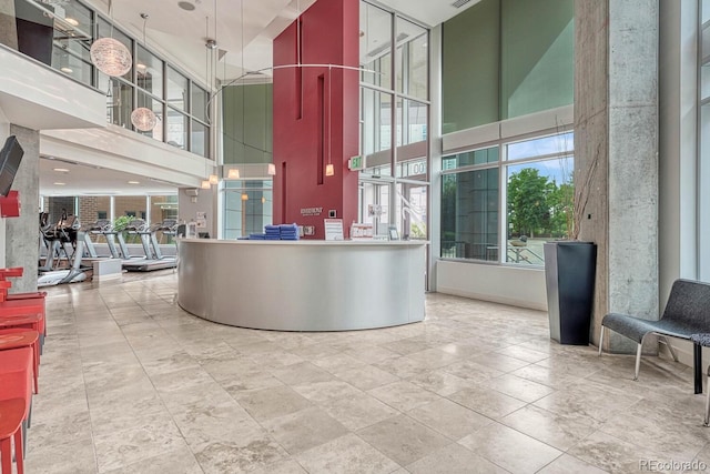 1700 Bassett St Unit 101, Denver, CO 80202 - welcome area featuring a towering ceiling