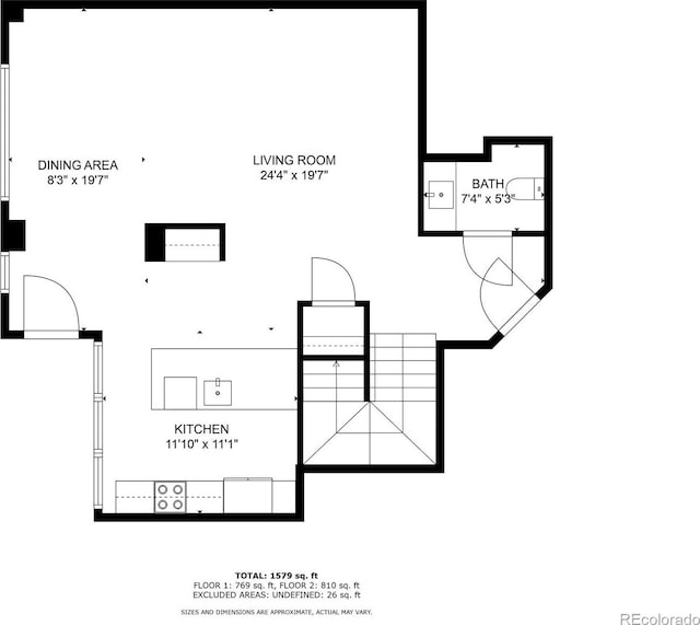 1700 Bassett St Unit 101, Denver, CO 80202 - property floor plan